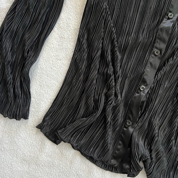 Plush Plisse oversized shirt and pant set - Picture 4 of 7